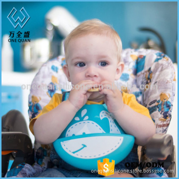 Healthy Feeding Soft Silicone Bibs for Babies 100% Food Grade
